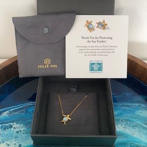Julie Vos Turtle Delicate Necklace